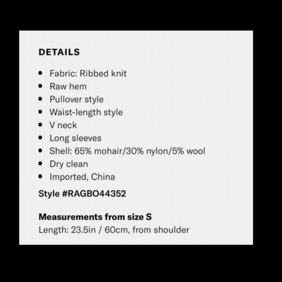 Rag & Bone Donna Lightweight V Neck Pullover Sweater in Lilac. - Picture 6 of 9